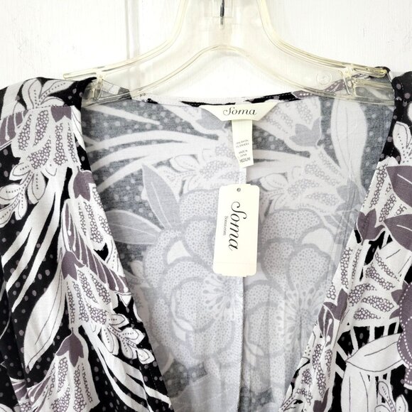 Soma Kimono Wrap Short Dress New with Tag - Picture 2 of 4